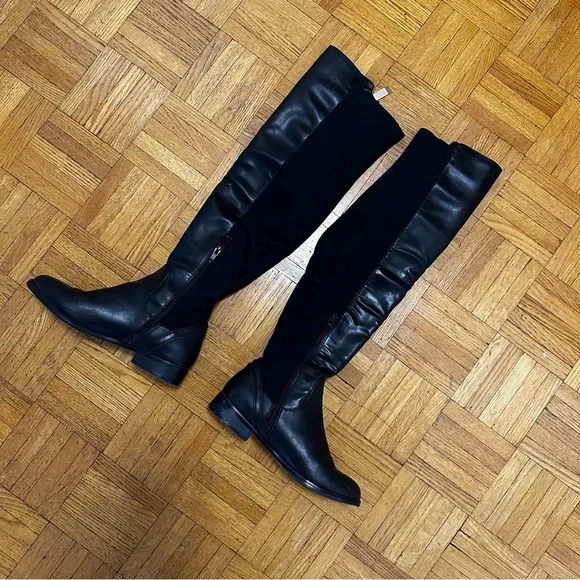 ALDO Black knee High Riding Boots - Picture 2 of 7